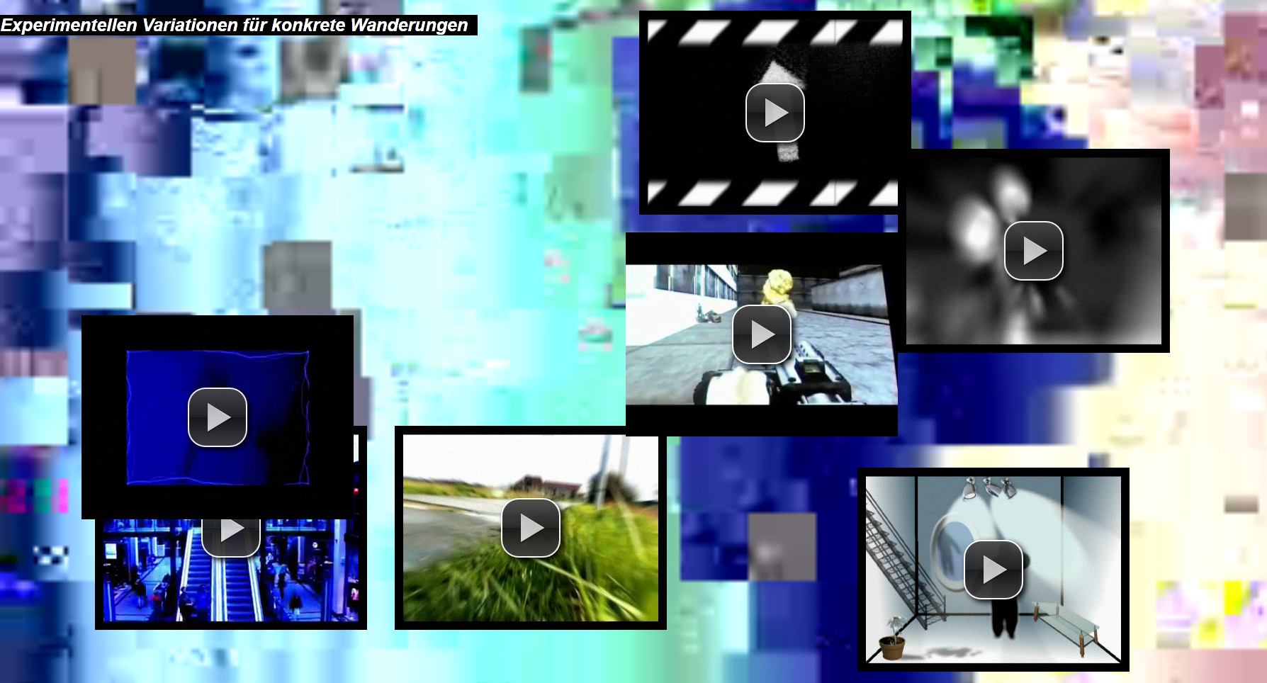 Experimentellen Variationen für konkrete Wanderungen